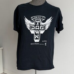 Rare Lord Of Dogtown DVD Release 2005 Black Graphic T-Shirt